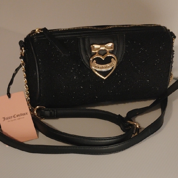 Juicy Couture Handbags - Juicy Couture Liquorice Precious Moments Roll Bag NWT